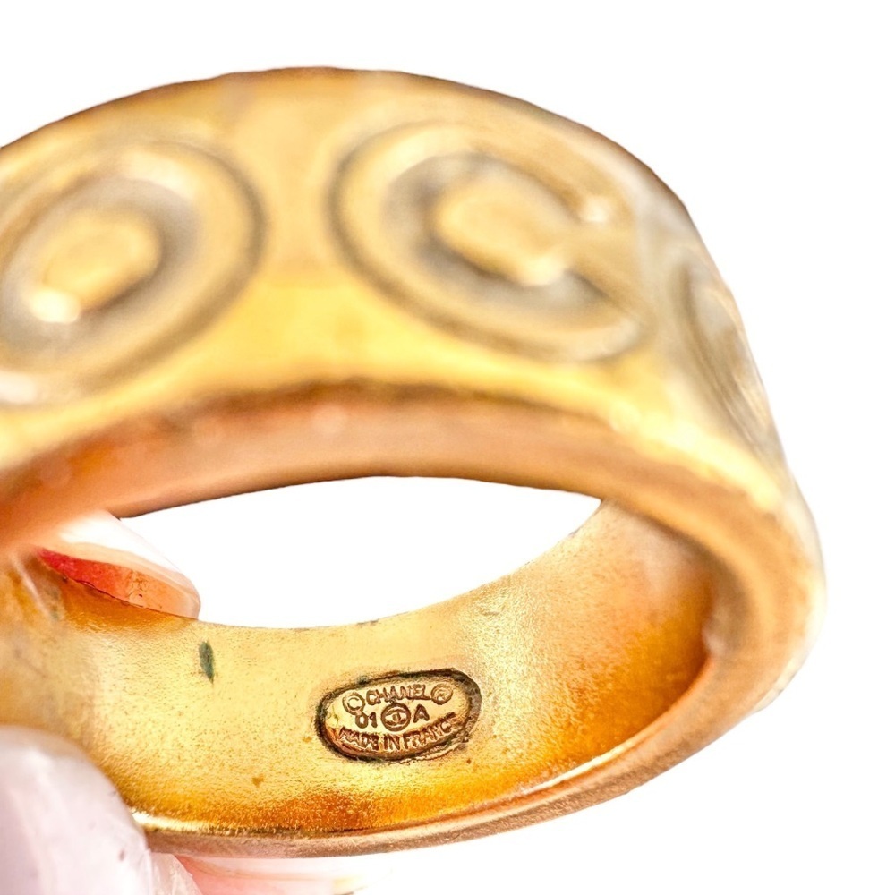 CHANEL Gold COCO Ring - Picture 6 of 8